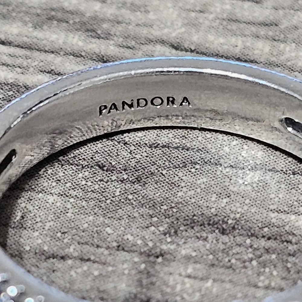 Authentic Pandora Double Band Heart RingSterling silver - Picture 7 of 7